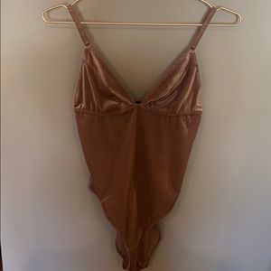 Mauve Urban Outfitters mauve bodysuit